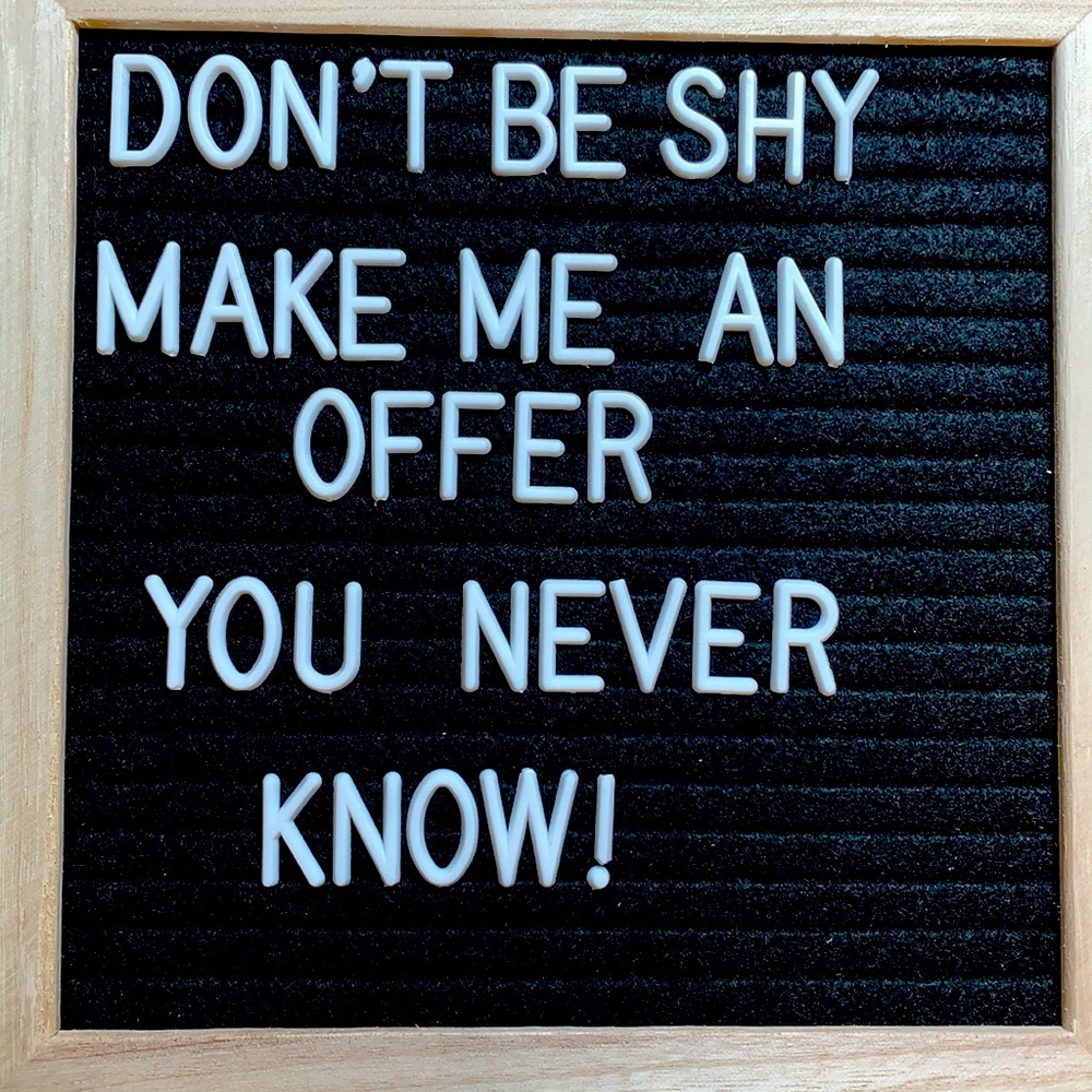 I love offers.
